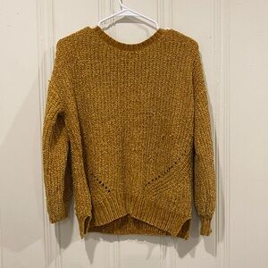 True Craft Mustard Knit Sweater